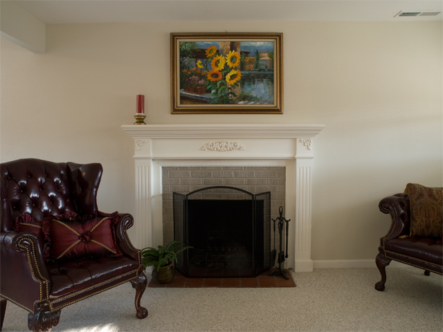 Fireplace  picture - 891 Clara Dr, Palo Alto 94303