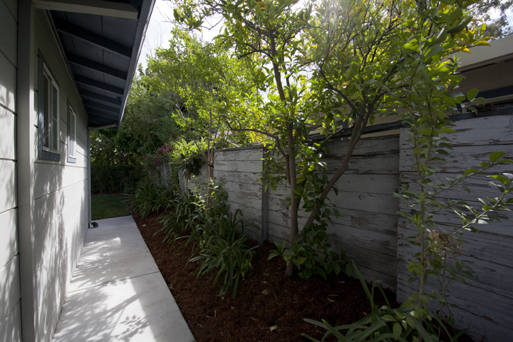 Side Yard picture - 3470 Middlefield Rd, Palo Alto