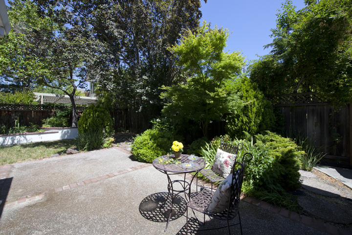 Backyard picture - 1330 S California Ave, Palo Alto 94306