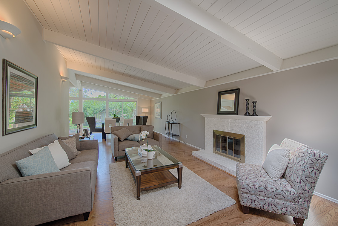 Living Room (A) picture - 3815 Ross Rd, Palo Alto 94303