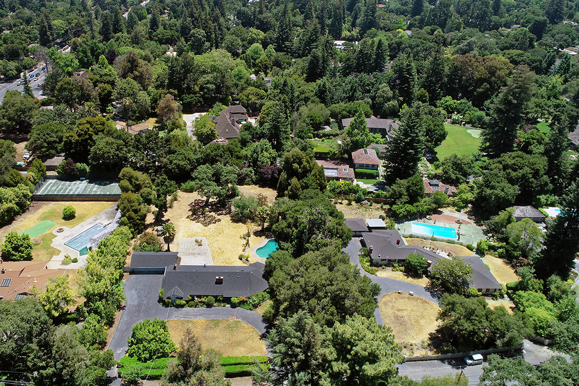 Aerial (A) picture - 17 Tuscaloosa Ave, Atherton 94027