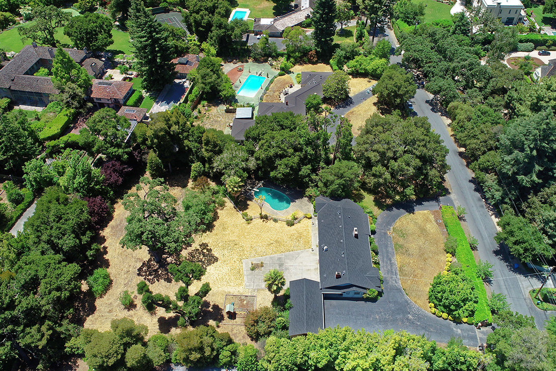 Aerial (C) picture - 17 Tuscaloosa Ave, Atherton 94027