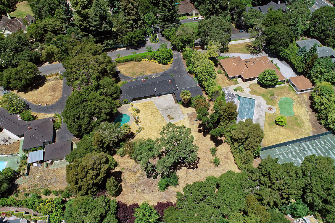 Aerial (F) Picture - 17 Tuscaloosa Ave, Atherton 94027 Aerial (F) picture - 17 Tuscaloosa Ave, Atherton 94027