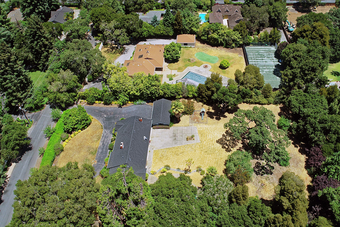 Aerial (H) Picture - 17 Tuscaloosa Ave, Atherton 94027 Aerial (H) picture - 17 Tuscaloosa Ave, Atherton 94027