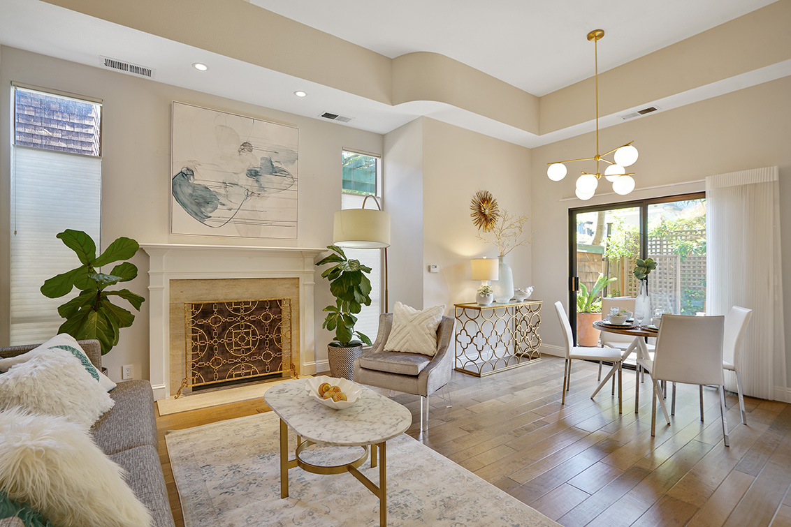 Living Room (C) Picture - 627 Lytton Ave 4, Palo Alto 94301 Living Room (C) picture - 627 Lytton Ave 4, Palo Alto 94301