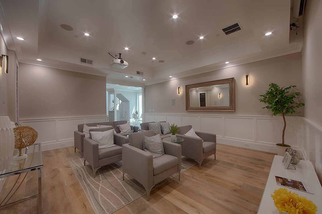 Downstairs Theater (C) picture - 686 Spargur Dr, Los Altos 94022