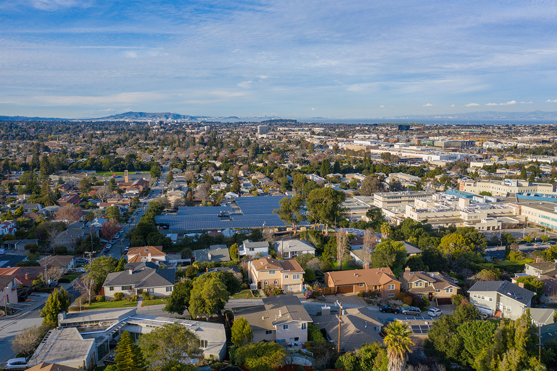 Drone (D) Picture - 4001 Hacienda St, San Mateo 94403 Drone (D) picture - 4001 Hacienda St, San Mateo 94403