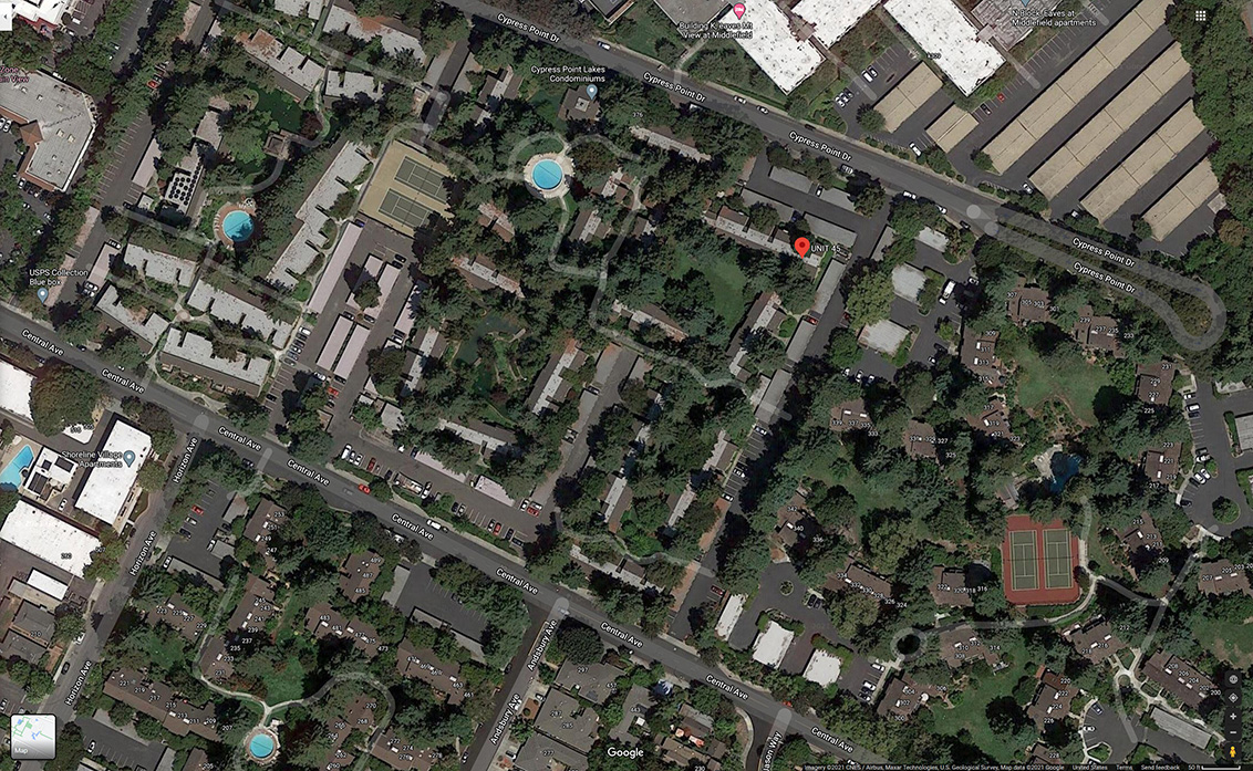 Aerial (A) Picture - 505 Cypress Point Dr 45, Mountain View 94043 Aerial (A) picture - 505 Cypress Point Dr 45, Mountain View 94043