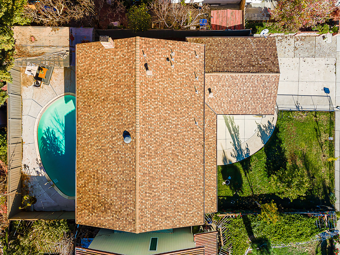 Aerial (E) picture - 4397 Stone Canyon Dr, San Jose 95136