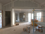 Family room drywall